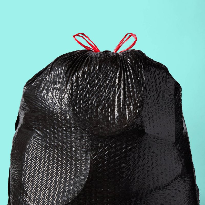 Large Drawstring Trash Bags - 30 Gallon - up & up™, 2 of 4
