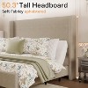 AMERLIFE Adjustable Bed Frame Size with 50" Upholstered Wingback Headboard - 4 of 4