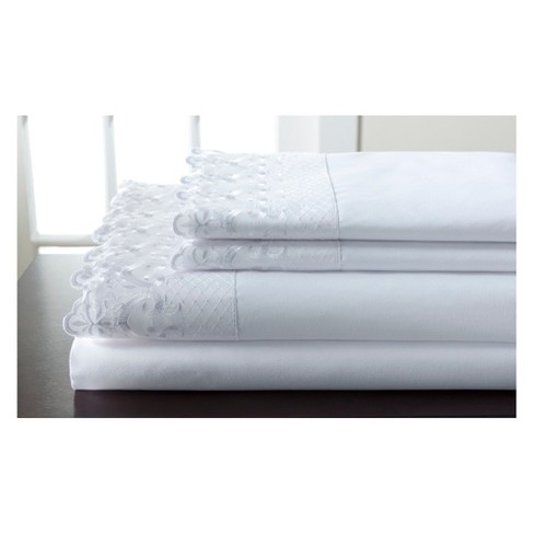Hotel Lace Microfiber Sheet Set : Target
