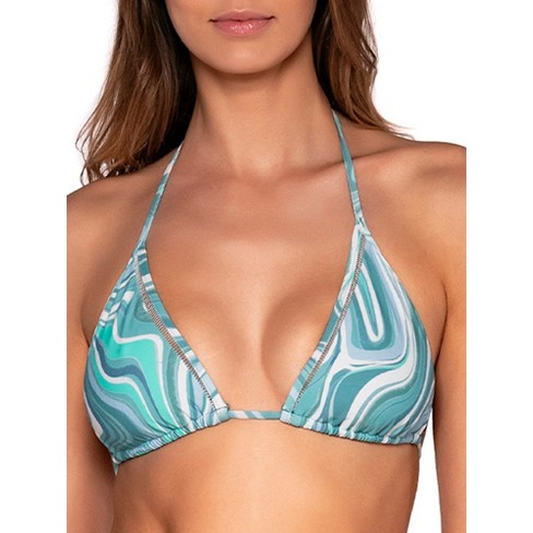 Sunsets Women's Moon Tide Laney Triangle Bikini Top - 601t-motid D Moon  Tide : Target