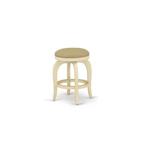 East West Furniture,Stool Sandalwood Color - 1 of 3