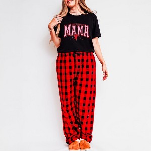 Simply Sage Market Women's Cupid's Favorite Mama Pajama Set - 1 of 4