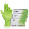 FINITEX Green Nitrile Gloves - 100, 300 & 1000 PCS 3.2 Mil Powder-Free Gloves Cleaning Medical Exam Food Gloves - 2 of 4