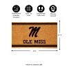 Evergreen University of Mississippi Logo Natural Coir 28 x 16 Inches Indoor Outdoor Doormat - 2 of 4