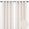 Chanasya 2pk Solid Velvet Room Darkening Grommet Window Curtain Panels - Set of 2 - 3 of 4