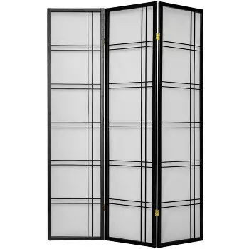 Legacy Decor 4 Panels Room Divider Privacy Screen Partition Shoji Style ...
