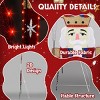 Syemin Decorative Holiday Scene Props Nutcracker Christmas Yard Decorations Outdoor Holiday Indoor Decor Displays, Red, 26.77"*26.77"*66.14" - 3 of 4