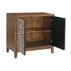 Treasure Trove Accents 2 Door Cabinet Artesia: Mango Wood, No Assembly, Divided Storage, Adult Use - 4 of 4