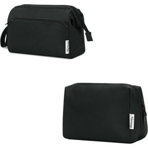 Narwey Wide-open Make up Bag With Makeup Bag Zipper Pouch - 1 of 3