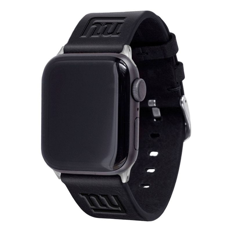 NFL New York Giants Apple Watch Compatible Leather Band - Black
, 1 of 4