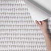Abstract Striped Peel & Stick Wallpaper Gray/White - Opalhouse™: Removable, Repositionable, Stain-Resistant Vinyl - 4 of 4