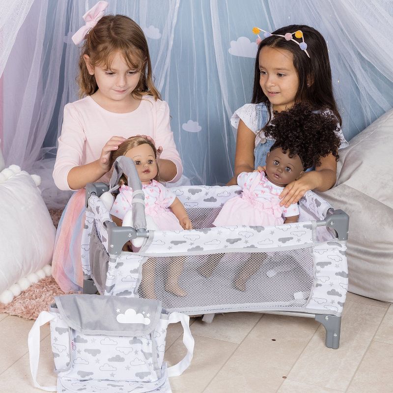 Adora Deluxe Baby Doll Pack-N-Play & Changing Table Set - Twinkle Stars, 5 of 11
