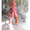 Women's Floral Motif Boho Festival Cover Up Duster - LETO - 2 of 3