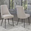 Brassex Set of 2 Celine Dining Chairs - image 2 of 4