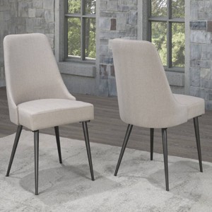 Brassex Set of 2 Celine Dining Chairs - 1 of 4