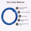 Unique Bargains Metal Spring O Rings Zinc Alloy Durable Multipurpose Lightweight Buckle - 2 of 4