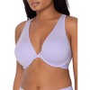 Smart & Sexy Women's Comfort Cotton Front & Back Close Racerback Bra - 2 of 4