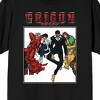 Trigun Character Group Crew Neck Short Sleeve Men's Black T-shirt - 2 of 3