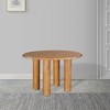 Royal Hampton Dining Table, 48 Inch Round Top, Mango Wood, 4 Column Pillar Legs - - 2 of 4