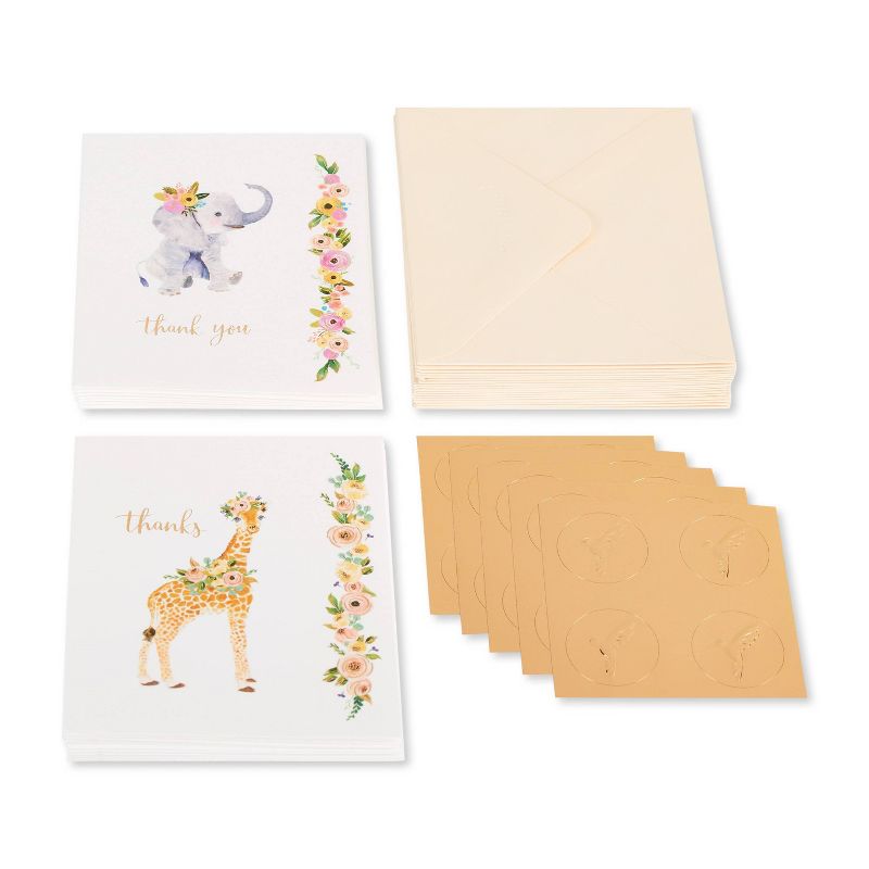 20ct Thank You Cards Baby Animals - PAPYRUS, 3 of 7