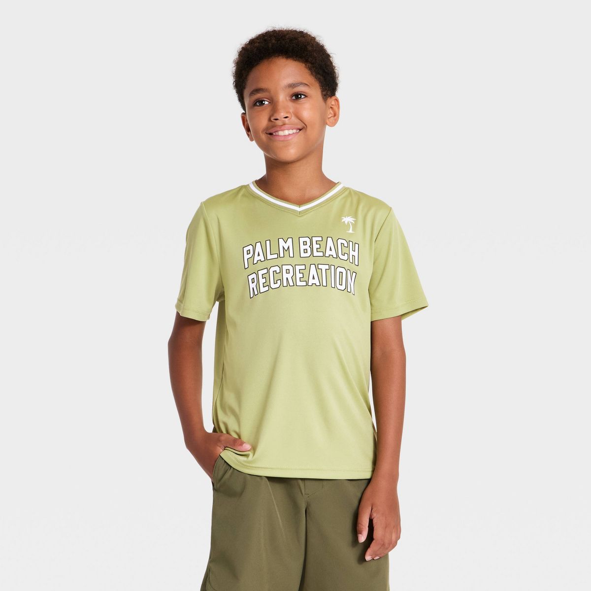 Boys' Short Sleeve Soccer Jersey Athletic T-Shirt - All In Motion™