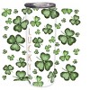 Elanze Designs Lucky Green Shamrocks 20 ounce Stainless Steel Travel Tumbler - 2 of 4