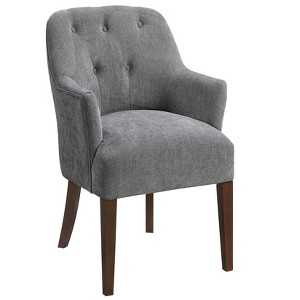 26.5"Modern Tufted Back Accent Chair Sturdy Plywood Frame - 1 of 4