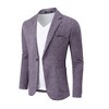 Men's Sport Coats & Blazers Linen Suit Jacket Casual Blazer for Men One Button - 2 of 4