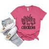 Simply Sage Market Women's Distracted By Chickens Short Sleeve Graphic Tee - 2 of 2