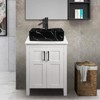 24 in. W x 19 in. D x 36.4 in. H Freestanding Bath Vanity Sink Set - 3 of 4