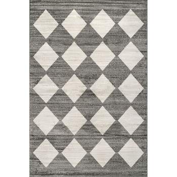 nuLOOM Gianna Contemporary Geometric Checker Tile Area Rug