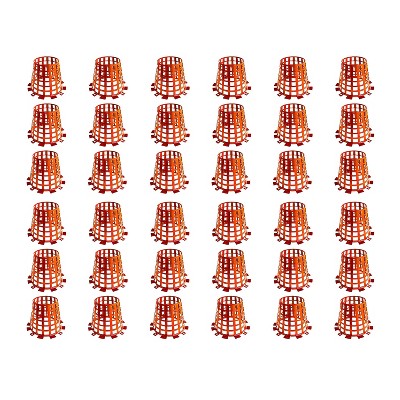 Stake Knight Durable Resin Interconnecting Tent Stake Protector Baskets, Stop Trips, Damage, and Injuries, for Camping, Events and Parties; Pack of 36