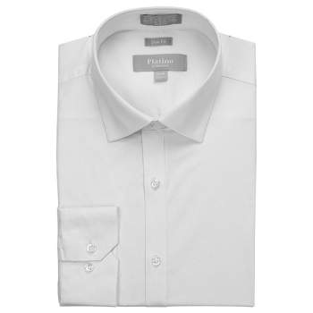 Men's Slim Fit Spandex Dress Shirt From Marquis Size - N 14.5 To 18.5
