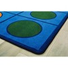 Carpets for Kids Seating Circles Learning Rug, 7' 6" X 12' Rectangle, Seats 30 - 3 of 4