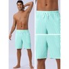 INSPIRE CHIC Men's Casual Summer Holiday Drawstring Waist Beach Striped Swimwear Shorts - 4 of 4