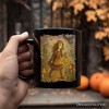 Vintage Alice’s Adventure in Wonderland Personalized Mug, Spooky Halloween Gift with Custom Name Black 12oz - 3 of 4