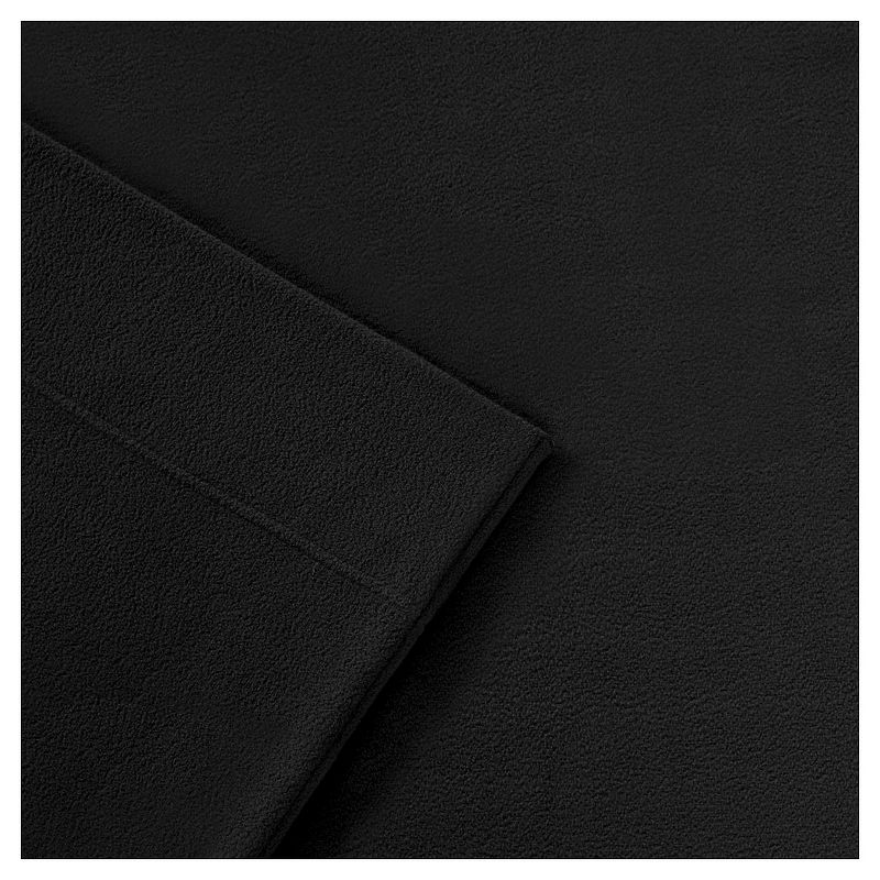 3M Scotchgard Micro Fleece Sheet Set (Full) Black, 3 of 6