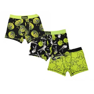 Shrek Donkey & Shrek Character Print Men’s 3-pack Boxer Briefs - 1 of 4