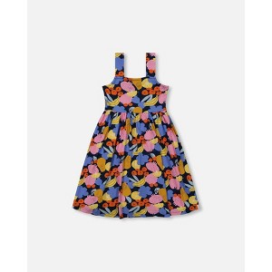 Deux par Deux Girl Printed Sleeveless Dress Multicolored - 1 of 3