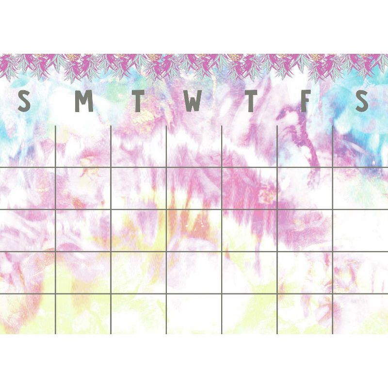Tie Dye Dry Erase Calendar Peel and Stick Giant Wall Decal - RoomMates, 3 of 6