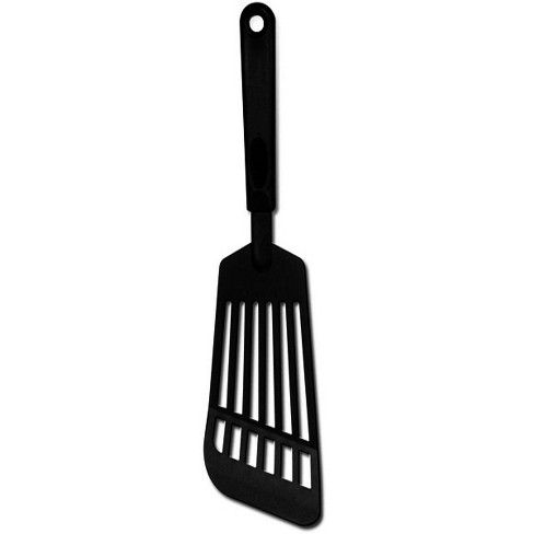 Unique Bargains Spatula Stainless Steel Handle Resistant Non-sticky  Seamless Silicone Slotted Turner Black 1 Pc : Target