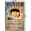 Trends International Netflix One Piece - Luffy Wanted Framed Wall Poster Prints - 3 of 4