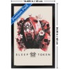 Trends International Sleep Token - Skulls And Flowers Framed Wall Poster Prints - 3 of 4