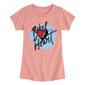 Girls' - Disney - Rise Of Red Rebel At Heart Fitted Short Sleeve Graphic T-Shirt - 1 of 4