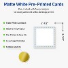 Avery Printable Square Cards, Gold Dots with Blue Border, 2.5" x 2.5", Matte White Square Cards, Laser/Inkjet, 90ct, Great for Business Cards - 2 of 4