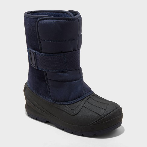 Navy blue snow boots hotsell