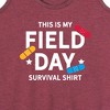 Women's - Instant Message - Field Day Survival Shirt Graphic Racerback Tank - 2 of 4