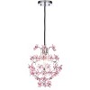 Raz Floral Pendant Lamp - LIT4487 - Chrome - Safavieh - 2 of 2