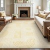 Abynow Medallion Diamond Faded Rustic Indoor Area Rug - 2 of 4