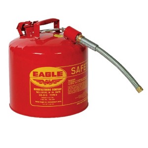 Eagle Steel Safety Gas Can 5 gal - 1 of 1